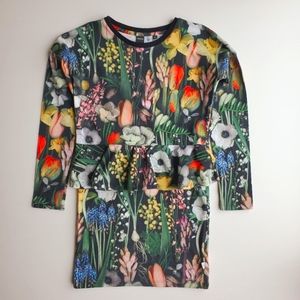 Molo Floral Peplum Dress